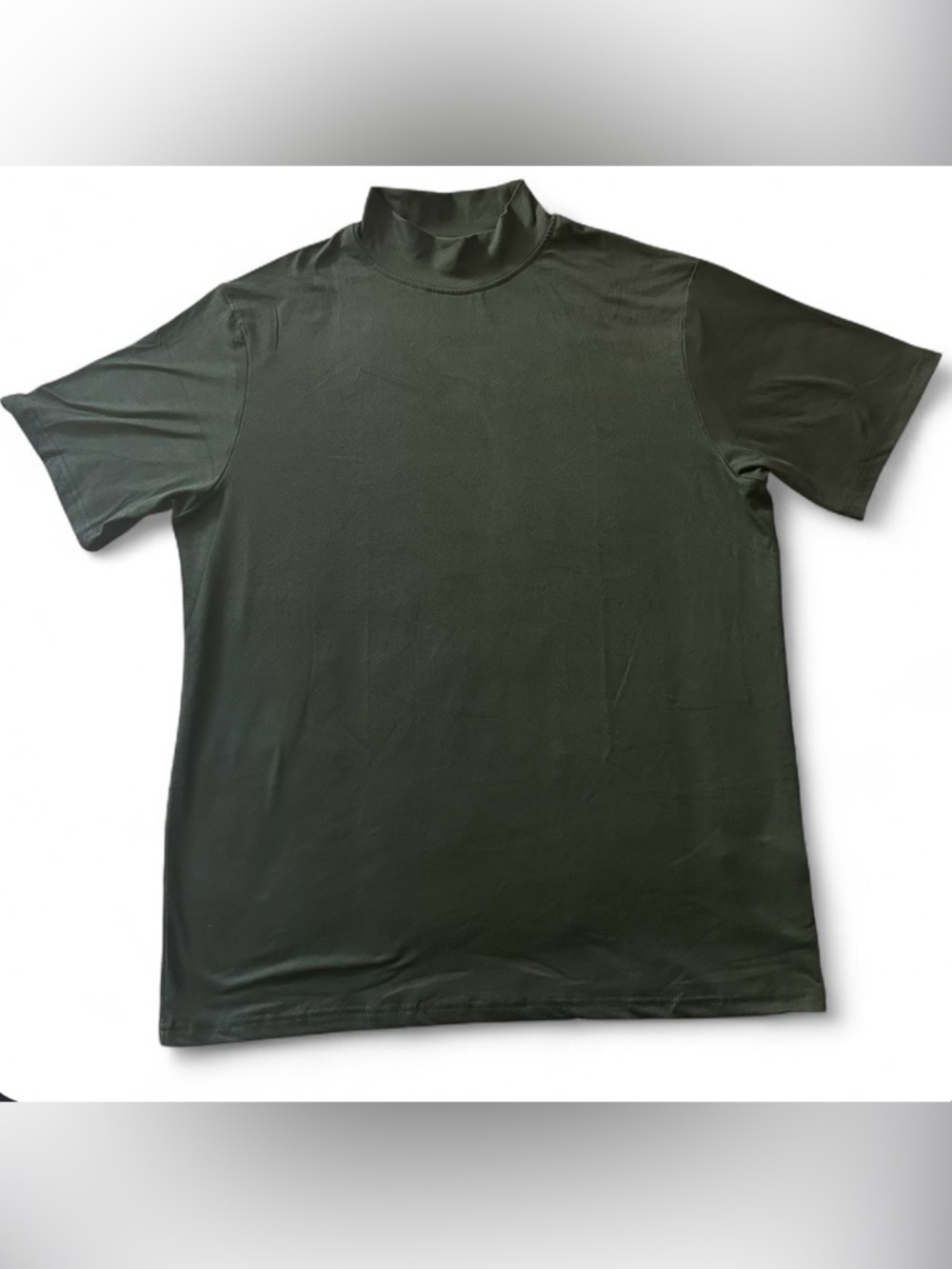 Black turtleneck tee